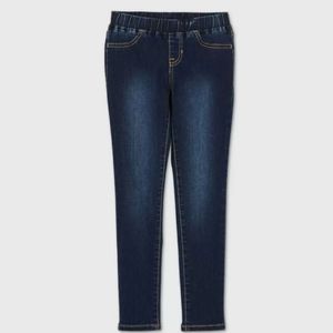 New! Cat & Jack Girls Blue Super Stretch Jeggings